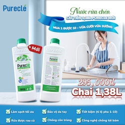 Nước Rửa Chén Đa Năng Và Cô Đặc Pureclé 1,38 Lít