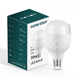 BÓNG ĐÈN LED TRÒN SÁNG TRẮNG 40W AKKO STAR