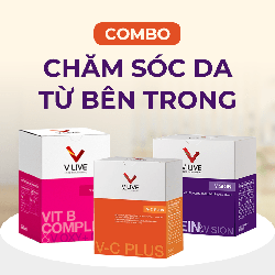 Bộ sản phẩm V4 (Thực phẩm bảo vệ sức khỏe V Oxy+ - Thực phẩm bổ sung V Sion - Thực phẩm bổ sung VC Plus) 