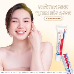 Gel giảm mụn, dưỡng ẩm da DERMATIDEM PLUS GEL 20g/tuýp - E&G Beauty