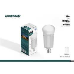 Bóng đèn LED 15W có pin AKKO STAR 56235