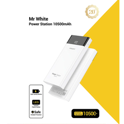 Sạc dự phòng Mr White - POWER Station 10500mAh