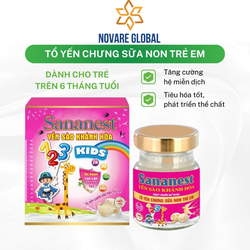 Yến sào Khánh Hòa SANANEST Sữa non tổ yến Kids (48%)