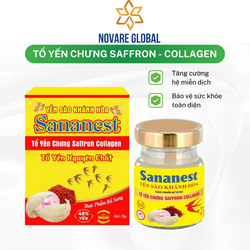 Yến Sào Khánh Hòa SANANEST tổ yến chưng Saffron Colagen 48%