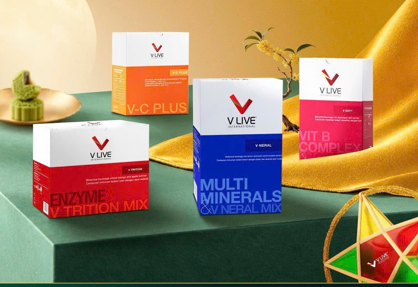 ƯU ĐÃI MUA 02 COMBO V1 tặng 01 hộp V - C PUS ( Bộ sản phẩm V1 (Thực phẩm bảo vệ sức khỏe V Trition - Thực phẩm bảo vệ sức khỏe V Neral - Thực phẩm bảo vệ sức khỏe V Oxy+)