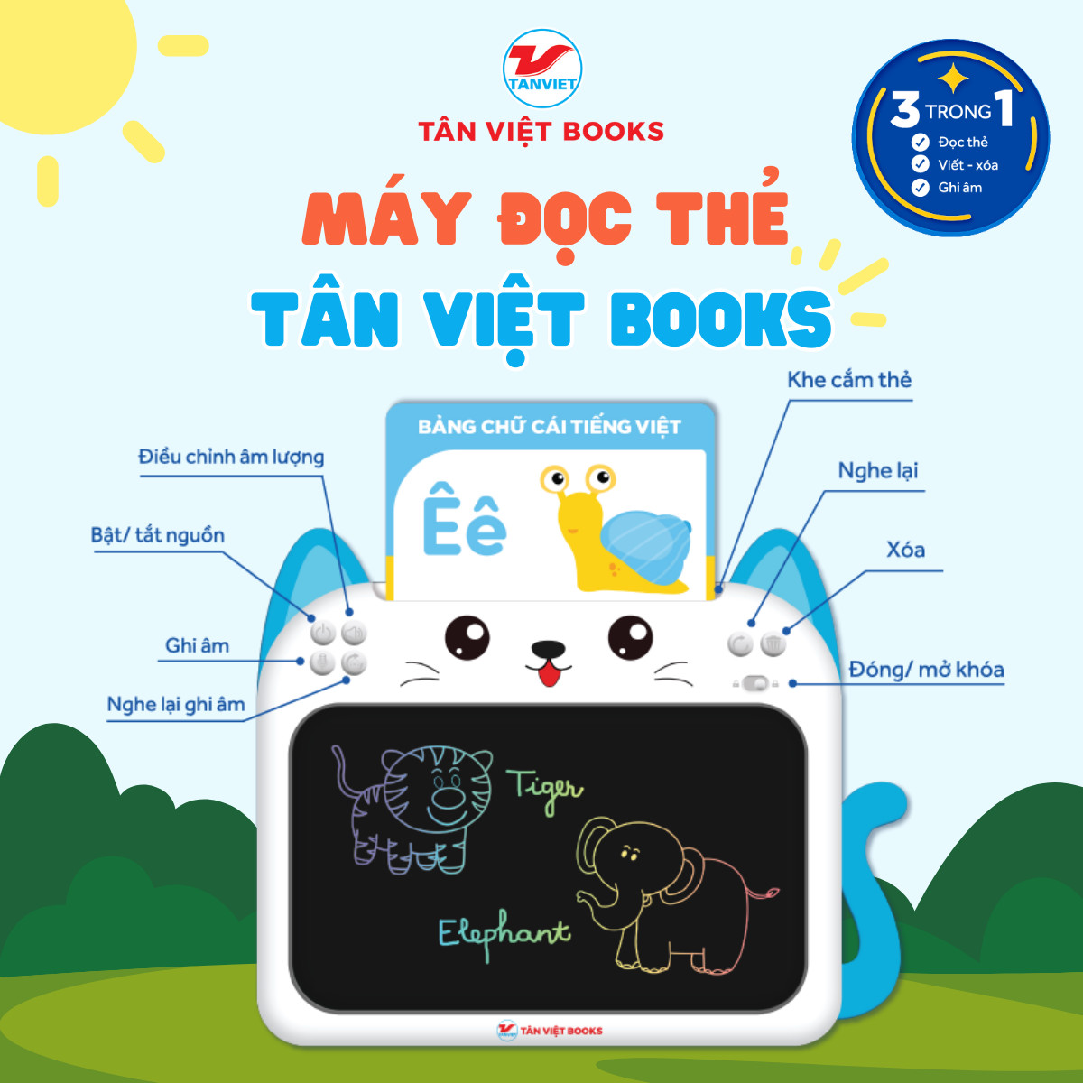 1 Máy Đọc - Viết Tân Việt Talk - sản phẩm của Tân Việt Books - CHÍNH ...